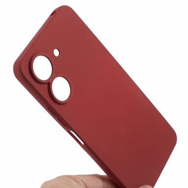 SKALO Xiaomi Redmi 13C 4G Ultraohut TPU-kuori - Punainen