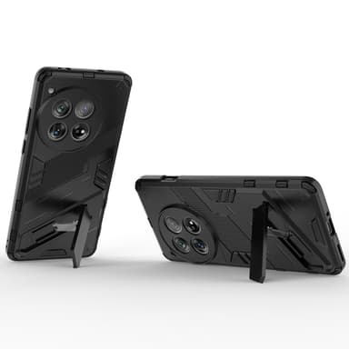 SKALO OnePlus 12 5G Hybrid BIBERCAS Suojakuori - Musta