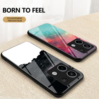 SKALO Xiaomi Redmi Note 13 Pro 5G Sky karkaistu lasi TPU-suojakuori - #2