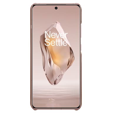 SKALO OnePlus 12R 5G PU-nahkainen Suojakuori Lompakolla - Ruskea