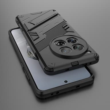 SKALO OnePlus 12 5G Hybrid BIBERCAS Suojakuori - Musta
