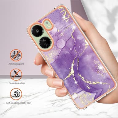 SKALO Xiaomi Redmi 13C 4G Marmori TPU kuori - #1
