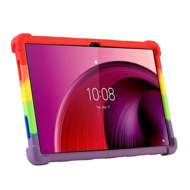 SKALO Lenovo Tab M11 Shock Resistant Armor Silicone Kuori  - Rainbow