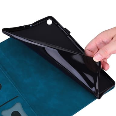 SKALO Lenovo Tab M11 PU-nahkainen Lompakkokotelo - Sininen