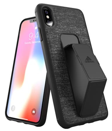Adidas suojakuori iPhone Xs Max (musta)