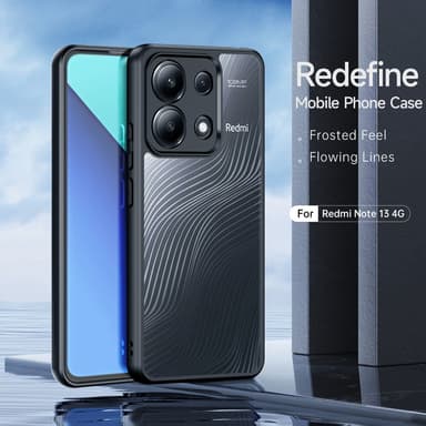 DUX DUCIS Xiaomi Redmi Note 13 4G Aimo Series Suojakuori - Musta