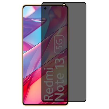 SKALO Xiaomi Redmi Note 13 4G Yksityisyydensuojaus Näytönsuoja karkaistu lasi - Musta