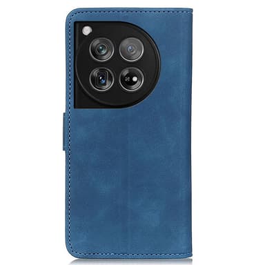 SKALO OnePlus 12 5G KHAZNEH Lompakkokotelo PU-nahasta - Sininen