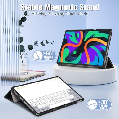SKALO Lenovo Tab M11 Trifold Suojakotelo - Musta