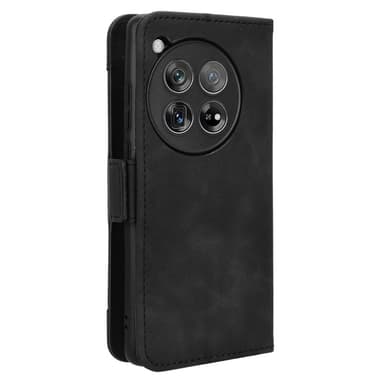 SKALO OnePlus 12 5G 6-lokeroa Lompakkokotelo - Musta