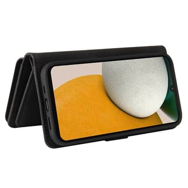 SKALO Samsung A15 4G Big Wallet 17-lokeroa Lompakkokotelo - Musta