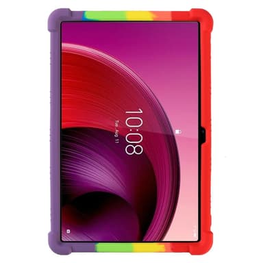 SKALO Lenovo Tab M11 Shock Resistant Armor Silicone Kuori  - Rainbow