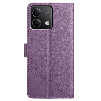 SKALO Xiaomi Redmi Note 13 5G Mandala lompakkokotelo - Violetti