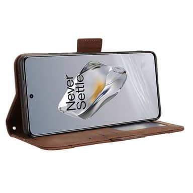 SKALO OnePlus 12 5G 6-lokeroa Lompakkokotelo - Ruskea