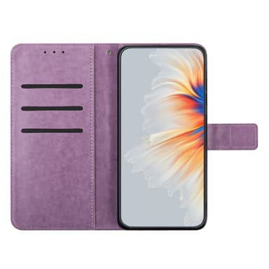 SKALO Samsung A15 5G Mandala lompakkokotelo - Violetti