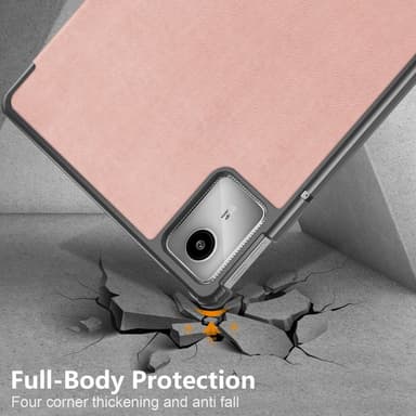 SKALO Lenovo Tab M11 Trifold Suojakotelo - Ruusukulta