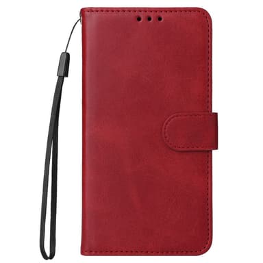 SKALO Xiaomi 14 5G PU-nahkainen Lompakkokotelo - Punainen