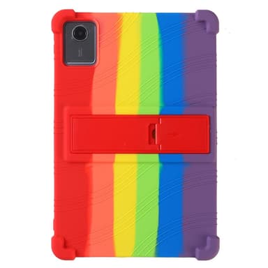 SKALO Lenovo Tab M11 Shock Resistant Armor Silicone Kuori  - Rainbow