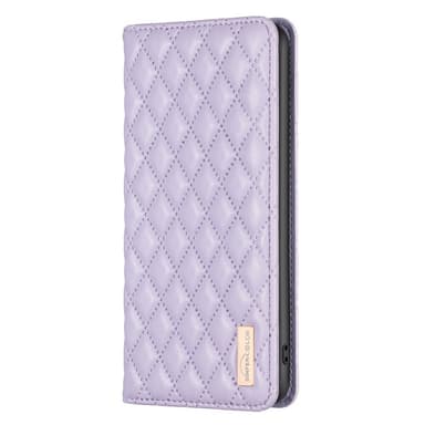 SKALO Samsung A15 4G BINFEN COLOR Iso Tikattu Lompakkokotelo - Violetti