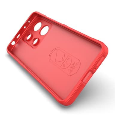 SKALO Xiaomi Redmi Note 13 4G Rugged Bumpers TPU-suojakuori - Punainen