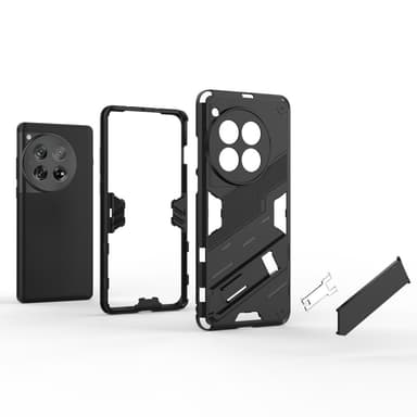 SKALO OnePlus 12 5G Hybrid BIBERCAS Suojakuori - Musta