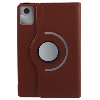 SKALO Lenovo Tab M11 360 Litchi Suojakotelo - Ruskea