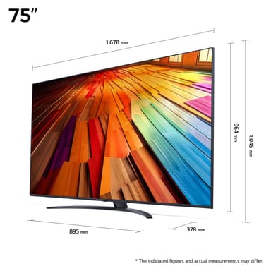 LG 75" UT 8100 4K UHD LED TV (2024)