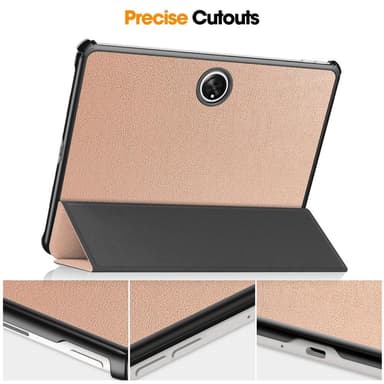 OnePlus Padille Kolminkertainen jalusta Wake/Sleep Cover -tablettikotelo - ruusukulta