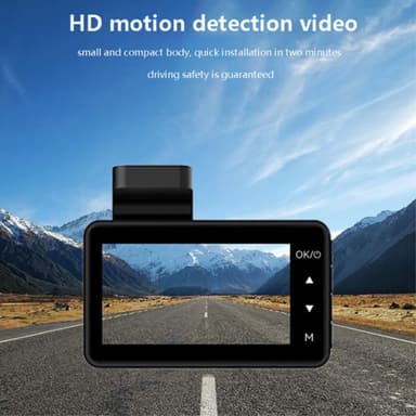 3 tuuman auton kojelautakamera 1080P Full HD -tallennus