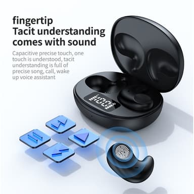 Korvassa nukkumaan Sleep Headphones Bluetooth -kuulokkeet - musta