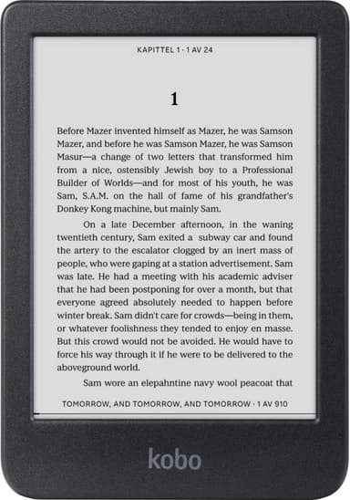 Kobo Clara BW e-kirjan lukulaite 16 GB (musta)
