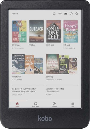Kobo Clara Colour e-kirjan lukulaite 16 GB (musta)