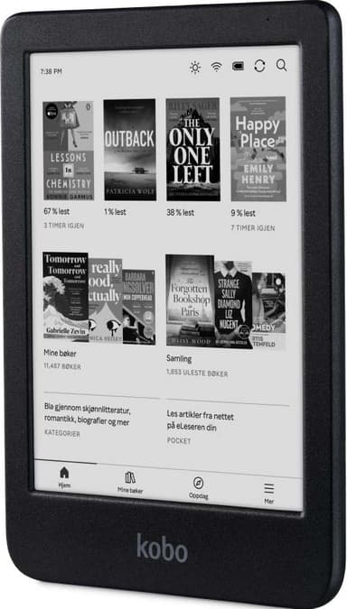 Kobo Clara BW e-kirjan lukulaite 16 GB (musta)