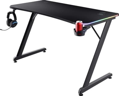 Trust GXT709 LUMINUS RGB pelipöytä (musta)