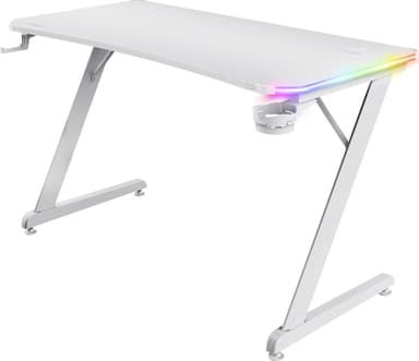 Trust GXT709 LUMINUS RGB pelipöytä (valkoinen)