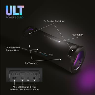 Sony ULT Field 7 kannettava kaiutin (musta)