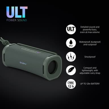 Sony ULT Field 1 kannettava kaiutin (metsänharmaa)
