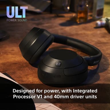 Sony ULT Wear langattomat around-ear kuulokkeet (musta)