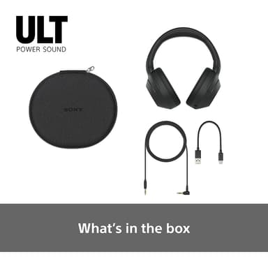 Sony ULT Wear langattomat around-ear kuulokkeet (musta)