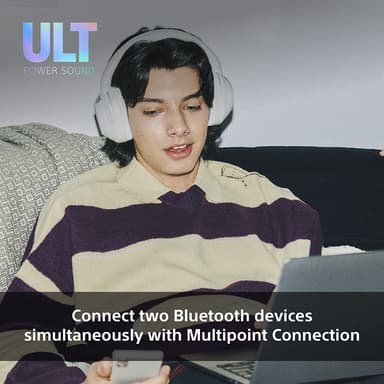 Sony ULT Wear langattomat around-ear kuulokkeet (musta)
