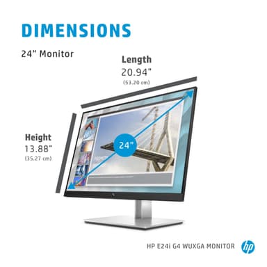HP EliteDisplay E24i G4 24" näyttö (musta)