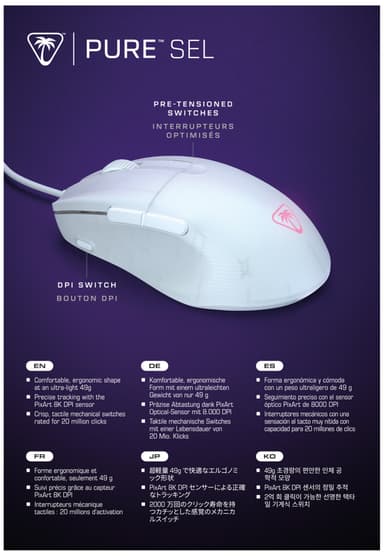 Turtle Beach Pure SEL pelihiiri (valkoinen)