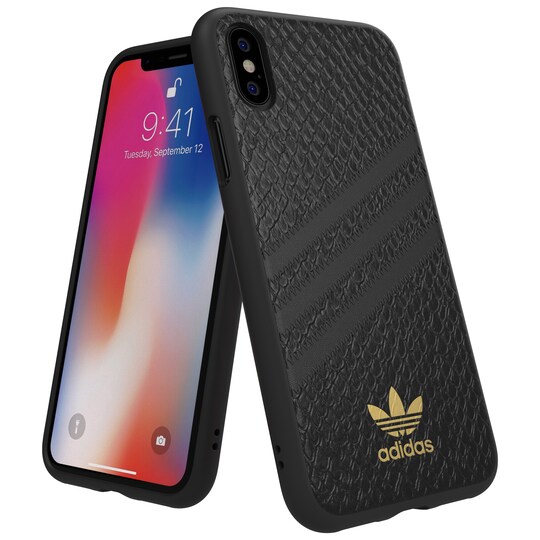 Adidas iPhone X/Xs suojakuori (musta)