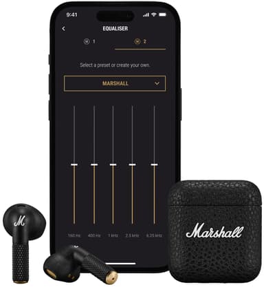 Marshall Minor IV täysin langattomat in-ear kuulokkeet (musta)