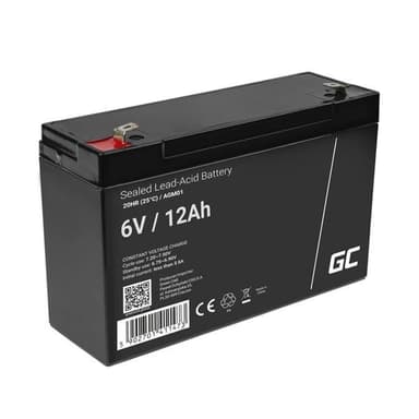 Green Cell AGM Akku 6V 12Ah