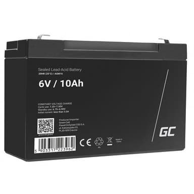 Green Cell AGM Akku 6V 10Ah
