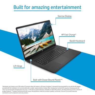 HP Laptop 17-cn3802no i3-N305/8/128 GB kannettava