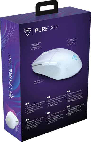 Turtle Beach Pure Air langaton pelihiiri (valkoinen)