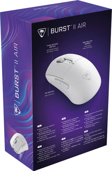 Turtle Beach Burst II Air langaton pelihiiri (valkoinen)
