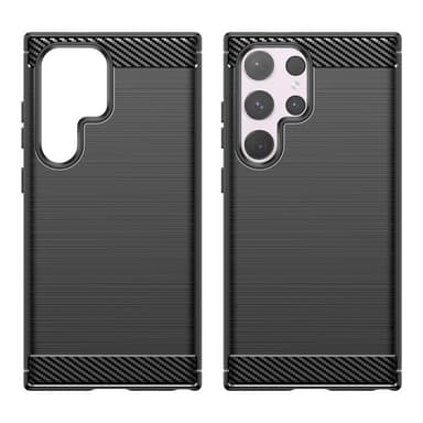 Samsung Galaxy S24 Ultra Kotelon Puhelimen Kansi TPU Hiilikuiturakenne